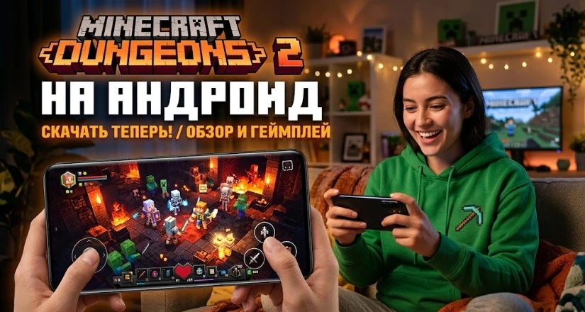Minecraft Dungeons 2 на андроид: будет ли мобильная версия, когда выйдет и как поиграть на телефоне