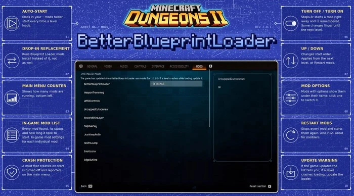 BetterBlueprintLoader — загрузчик модов